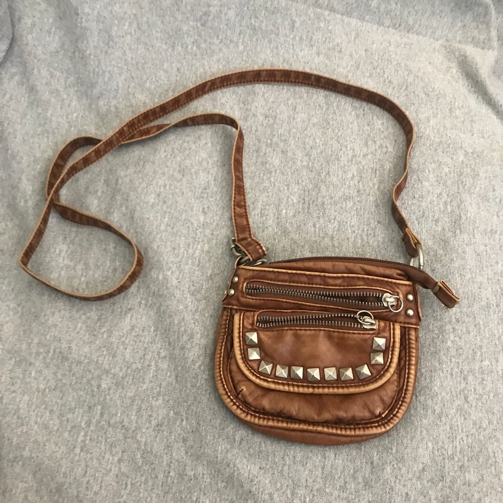 Leather Crossbody Satchel